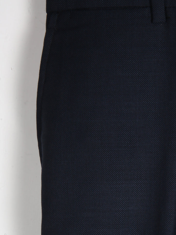 Jaeger Men 70%Wool 30%P Regular (RF ) Textured Formal Trouser 286103Y