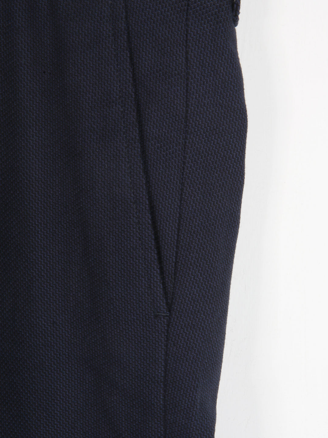 Jaeger Men 98% Cotton Regular (RF) Textured Formal Trouser 8400046