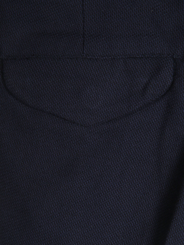 Jaeger Men 98% Cotton Regular (RF) Textured Formal Trouser 8400046