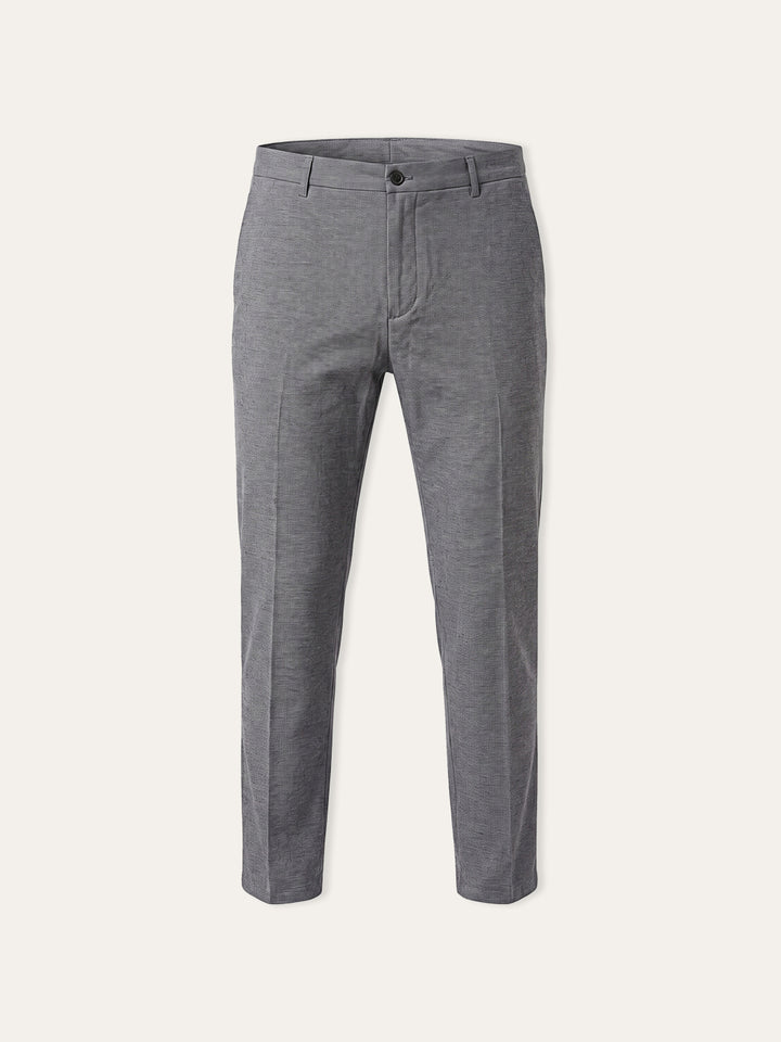 Jaeger Men 98% Cotton Regular (RF) Textured Formal Trouser 8200367