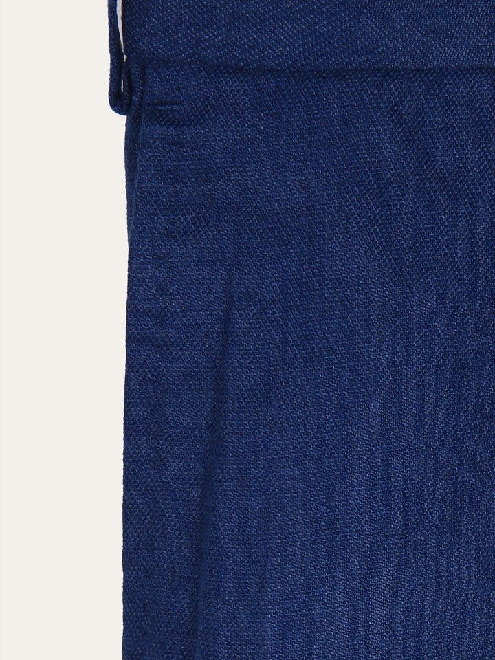 Jaeger Men Linen Mix Regular (SF) Plain Formal Trouser 8300206
