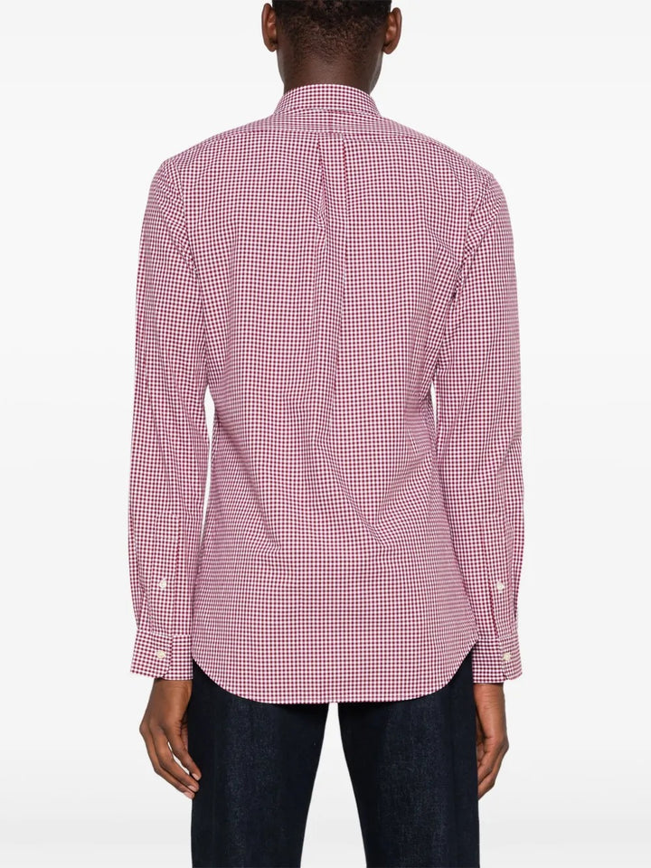 RL Mens L/S Check Button Down Casual Shirt TM-SB-7108390