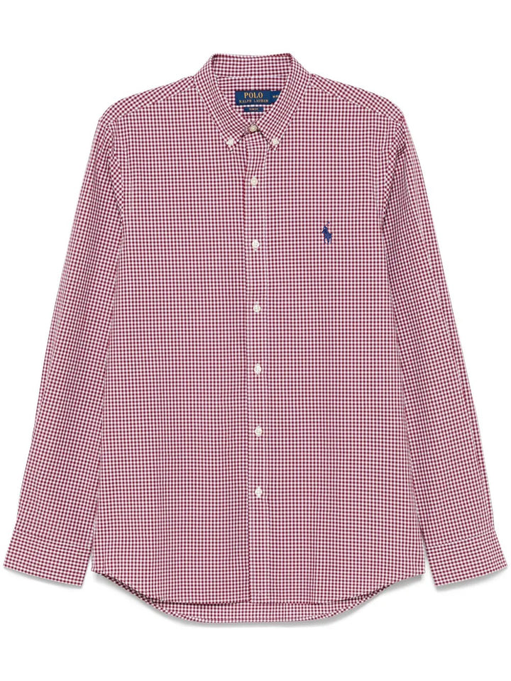 RL Mens L/S Check Button Down Casual Shirt TM-SB-7108390