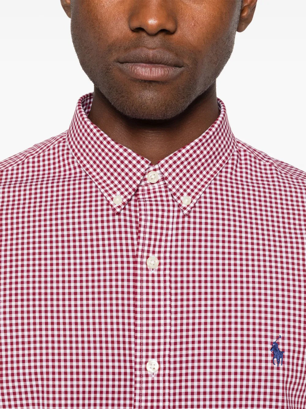 RL Mens L/S Check Button Down Casual Shirt TM-SB-7108390