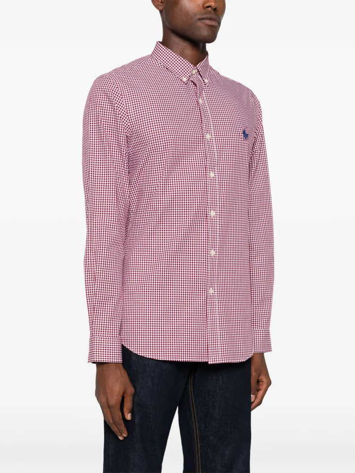 RL Mens L/S Check Button Down Casual Shirt TM-SB-7108390