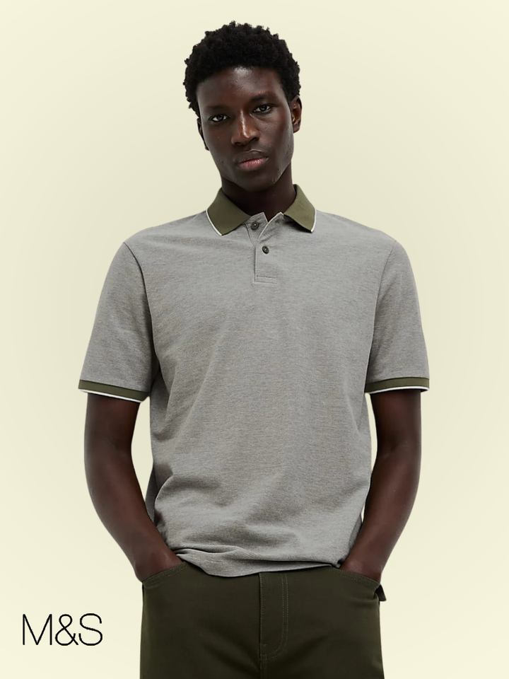 M&S Mens S/S Polo T28/5376M