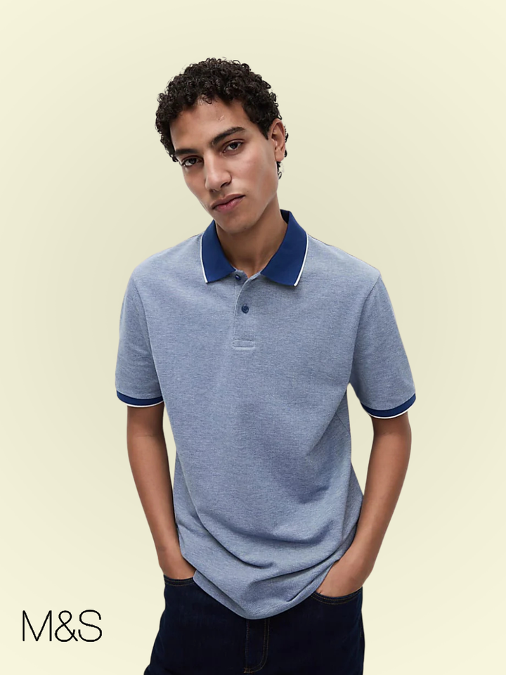 M&S Mens S/S Polo T28/5376M