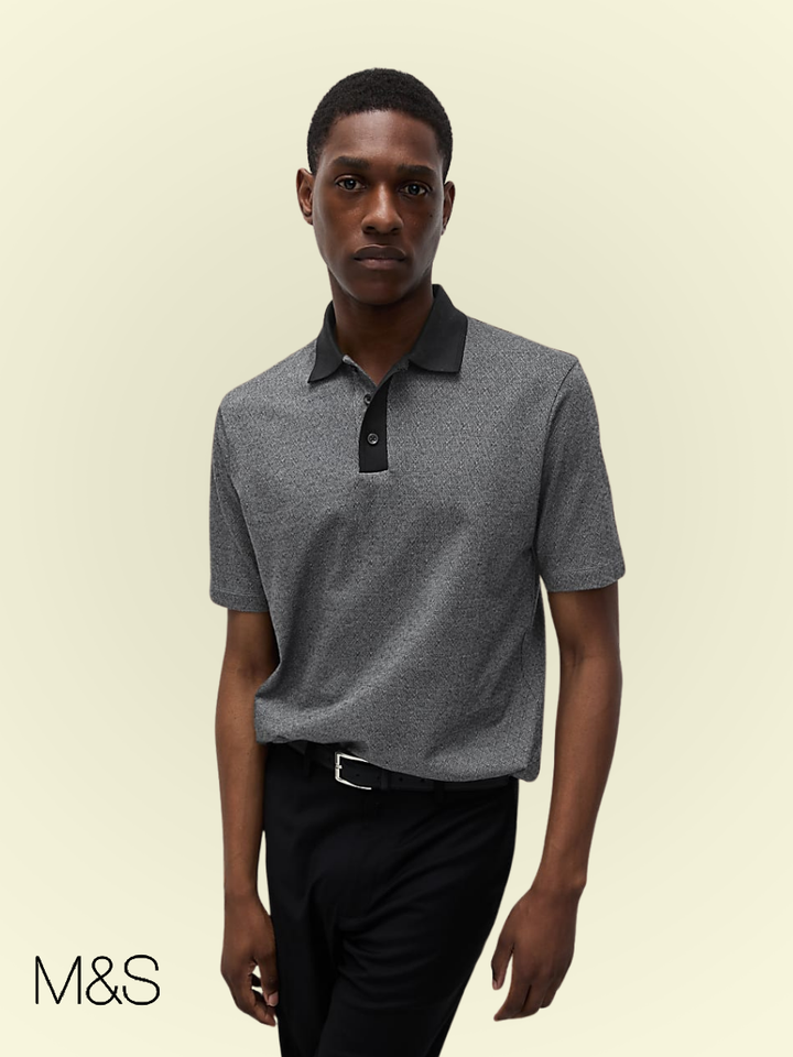 M&S Mens S/S Polo T28/3433M