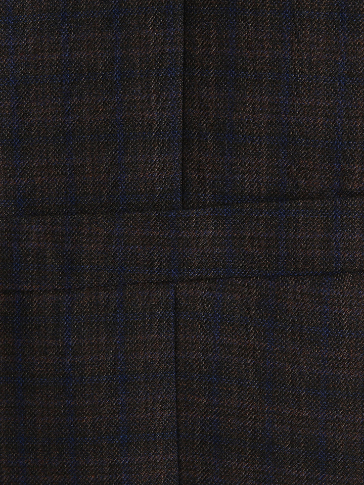Jaeger Men 100%Wool Regular Check Waist Coat 8500550