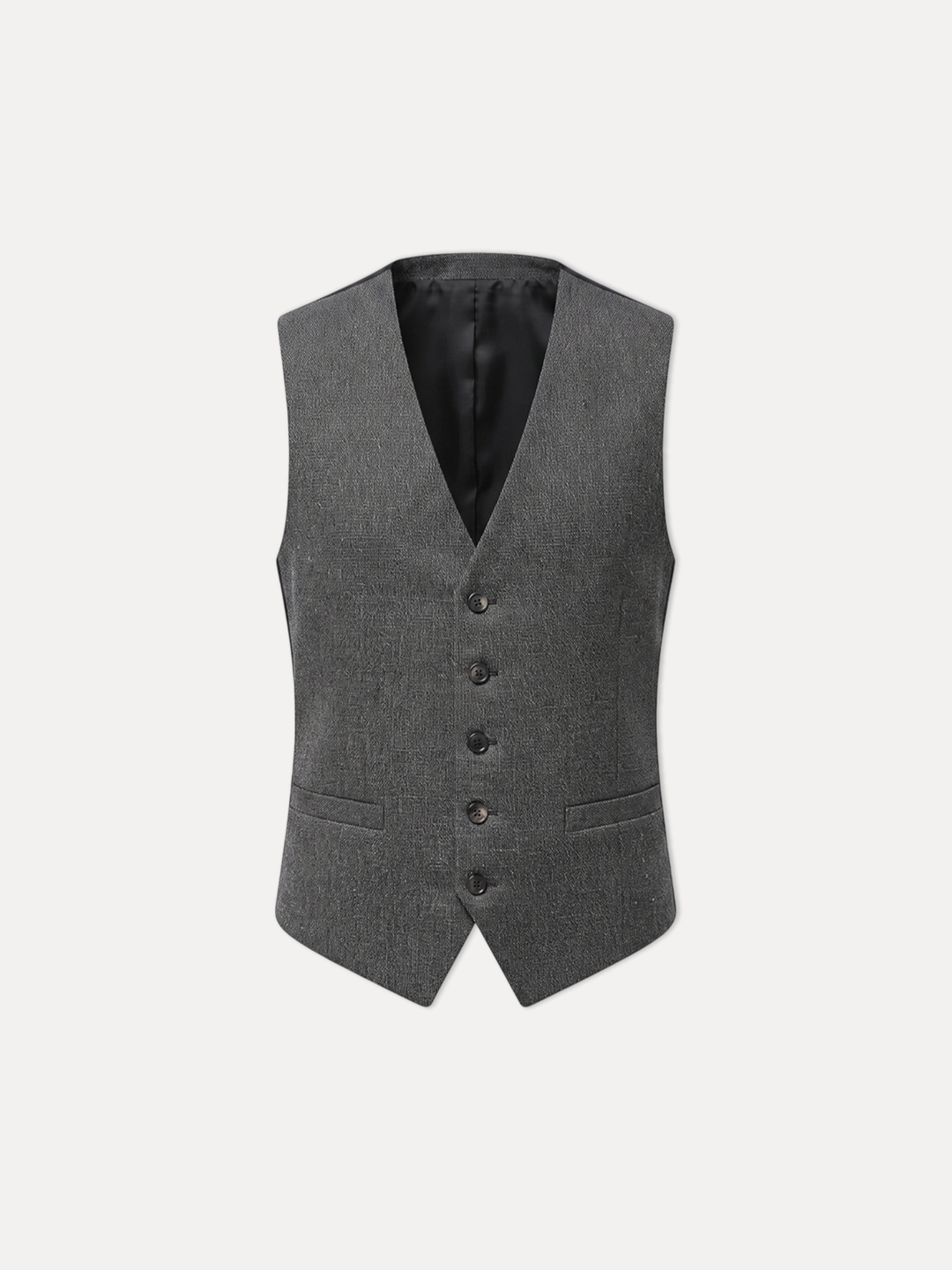 Jaeger Men 100%Wool Regular Textured Waist Coat 8400890