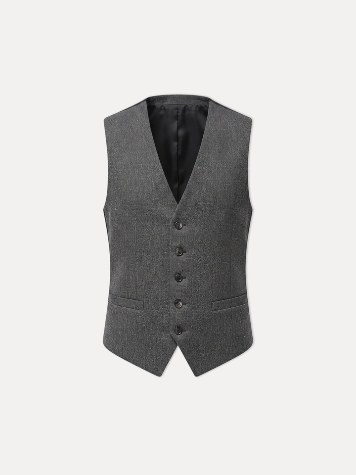 Jaeger Men 100%Wool Regular Textured Waist Coat 8400890
