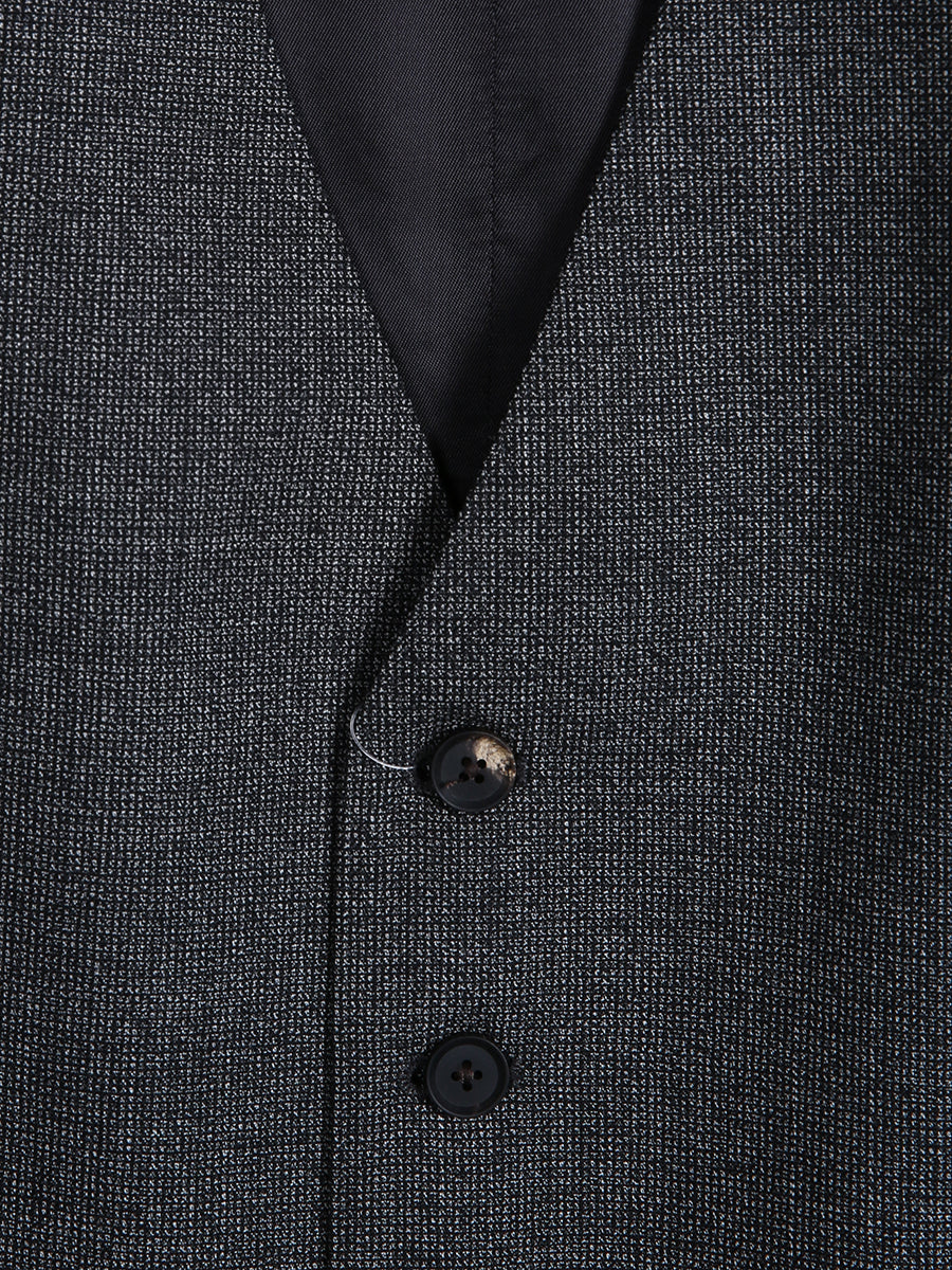 Jaeger Men 100%Wool Regular Textured Waist Coat 8400890