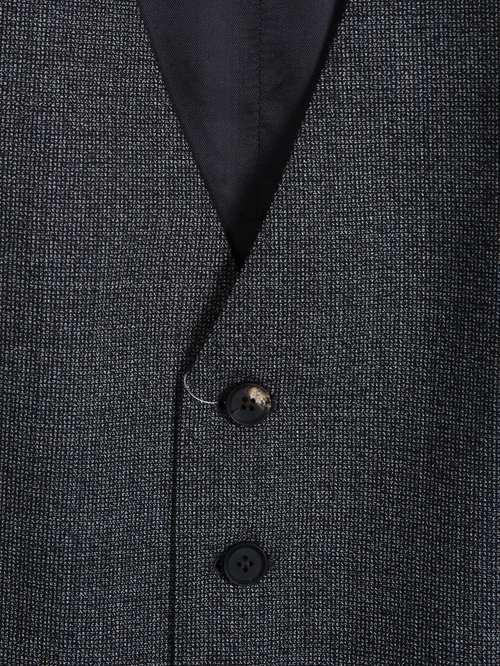 Jaeger Men 100%Wool Regular Textured Waist Coat 8400890