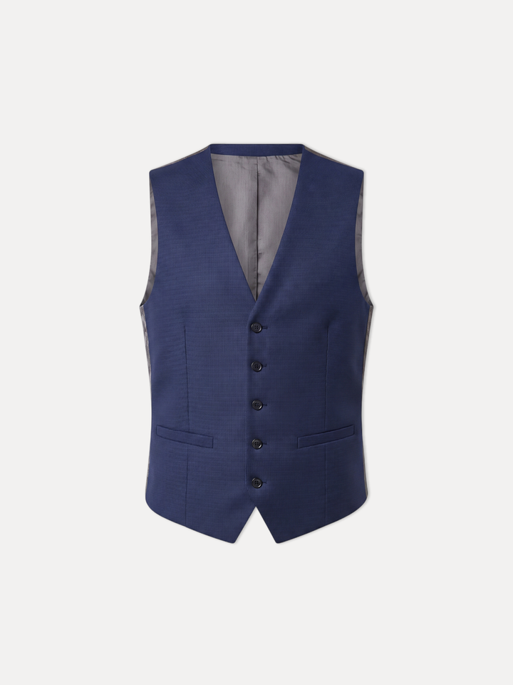 Jaeger Men 100%Wool Regular Textured Waist Coat 8500720