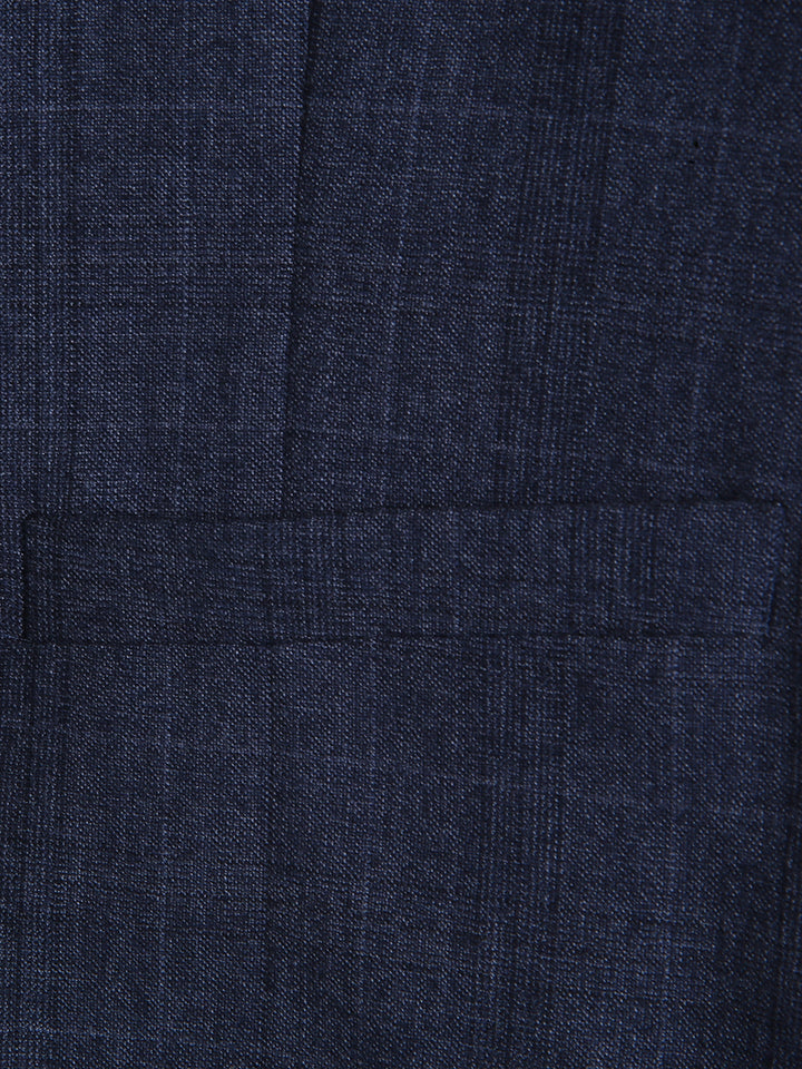 Jaeger Men 100%Wool Regular Check Waist Coat 8400390