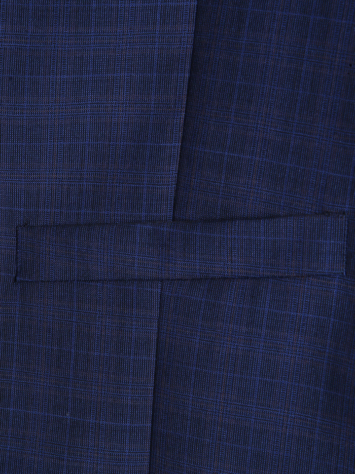 Jaeger Men 100%Wool Regular Check Waist Coat 8500715