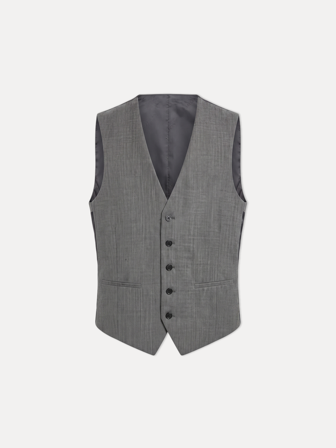 Jaeger Men 52%W 48%P Plain Waist Coat 285940z