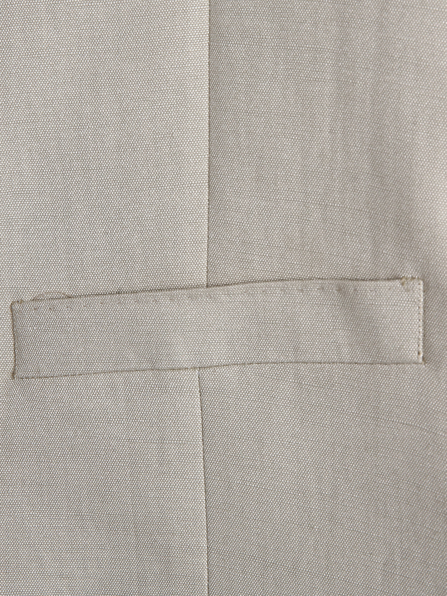 Jaeger Men Linen Mix Regular Plain Waist Coat 8500784
