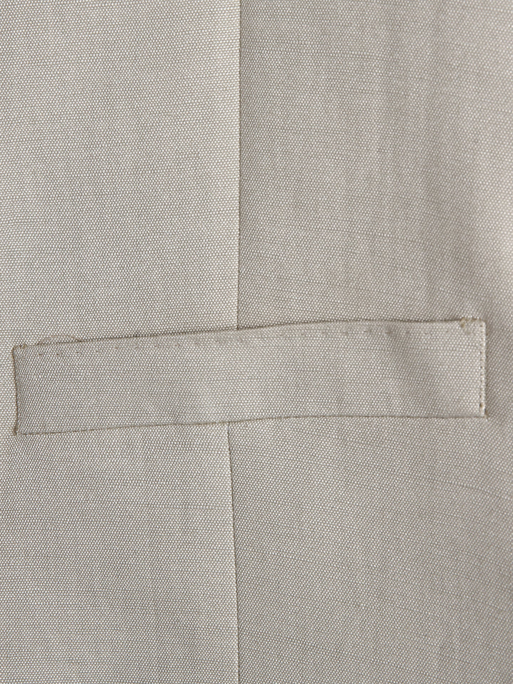 Jaeger Men Linen Mix Regular Plain Waist Coat 8500784