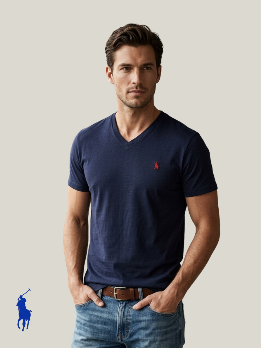 RL Men S/S V-N T-Shirt AT-SB-710708261