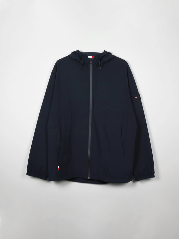 Tommy Hilfiger Men Parachute Wind Breaker Hoodie-78JB747
