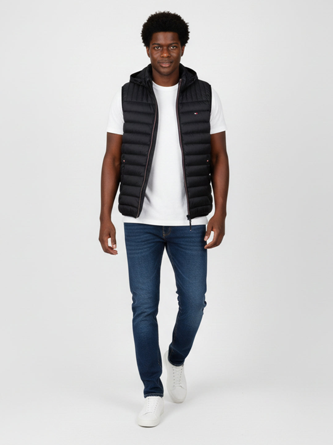 Tommy Hilfiger Men (Print Hilfiger Collar) Puffer Gillet 159AN478