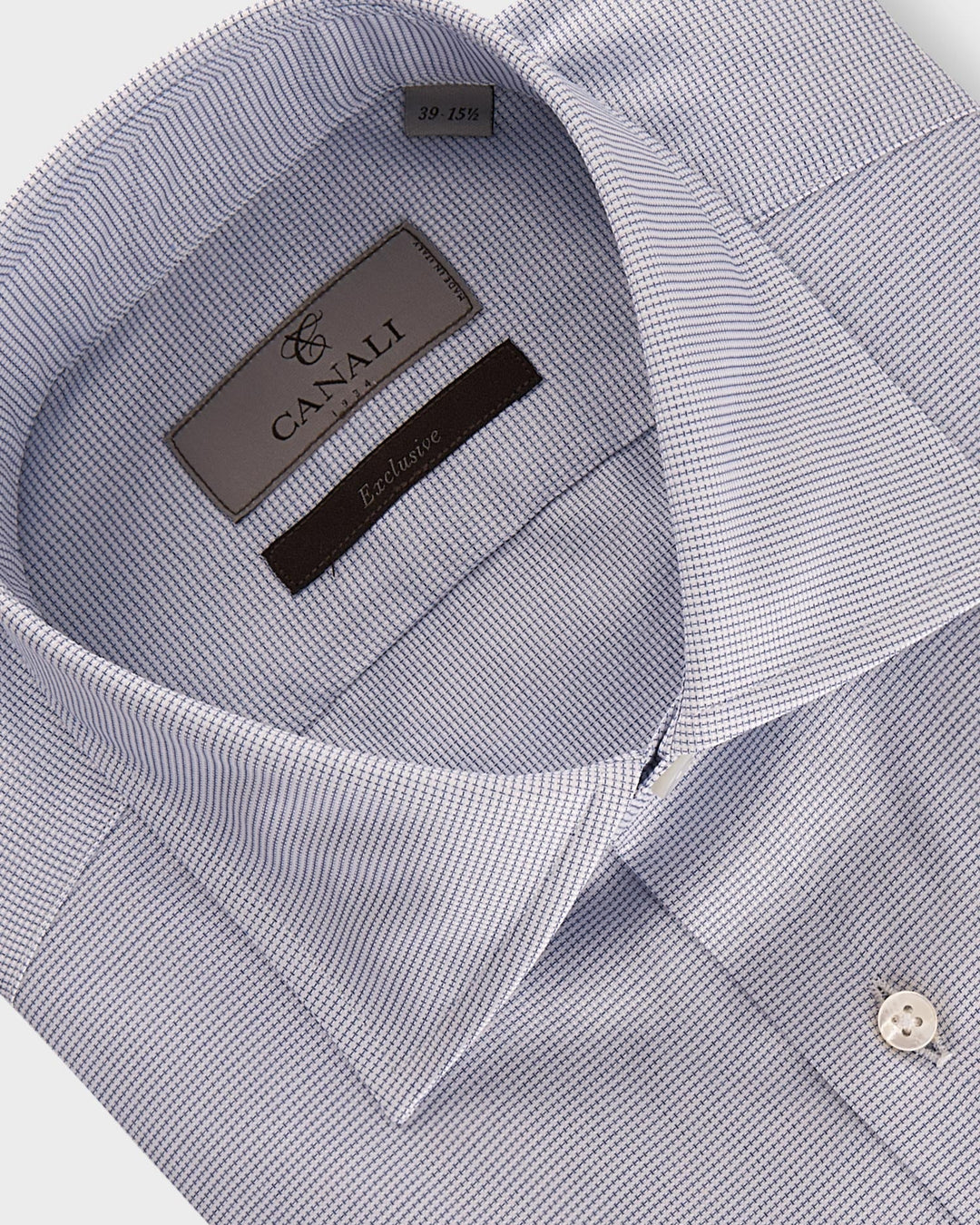 Canali Men L/S Textured Formal Shirt GR01585