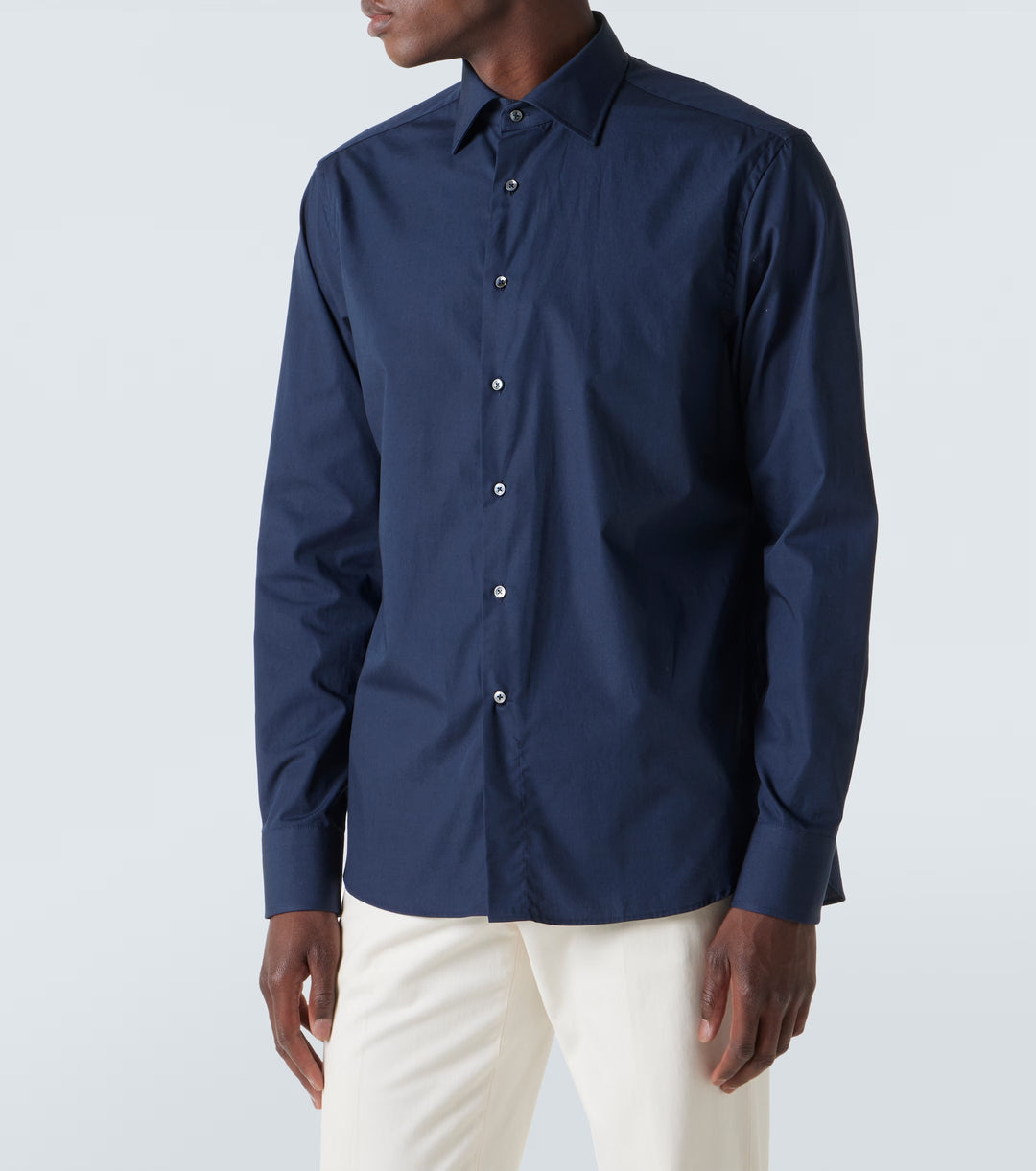 Canali Men L/S Plain Formal Shirt GD03010