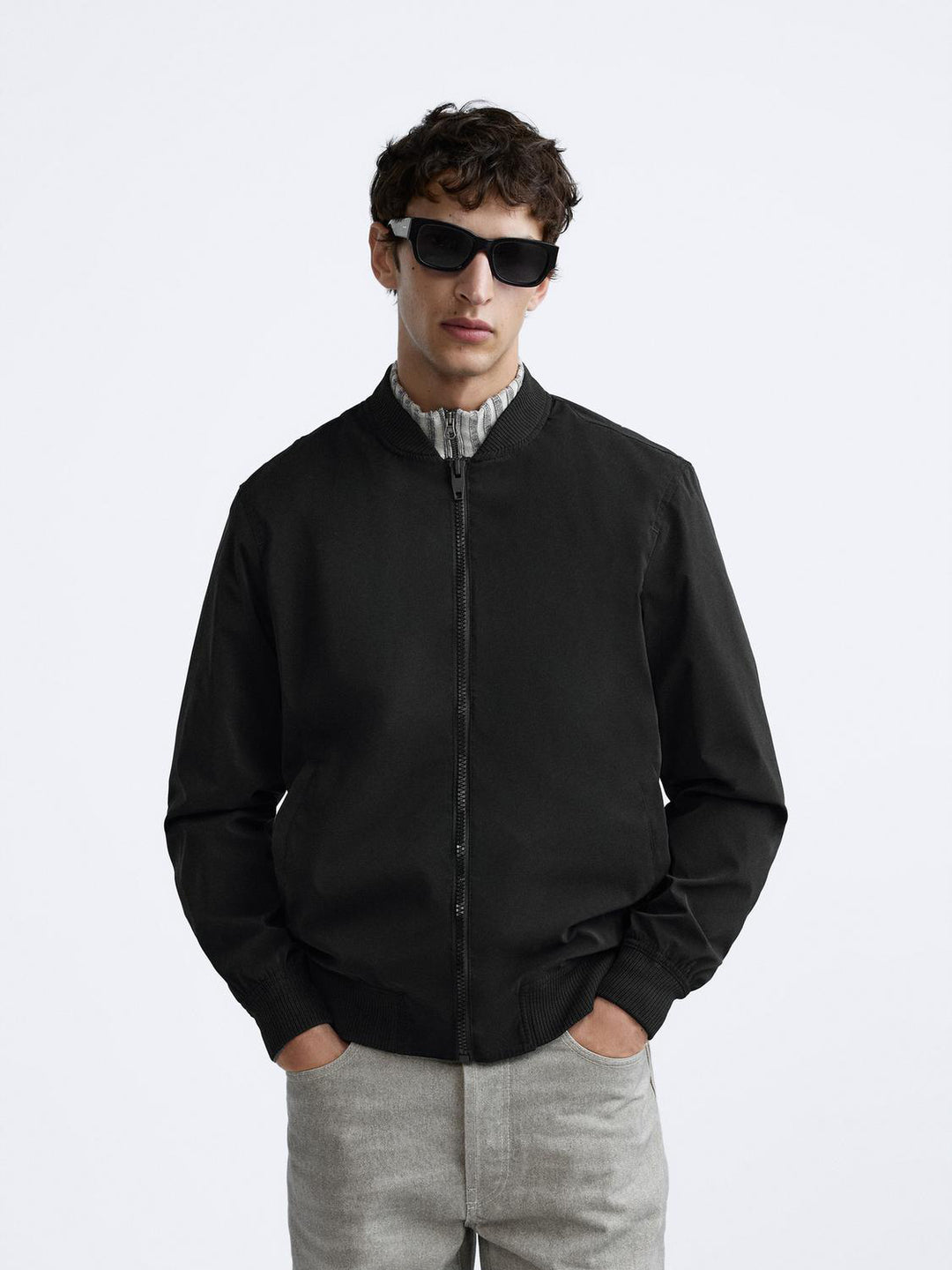 Zara Man L/S Parachute Jacket 3918/441/800