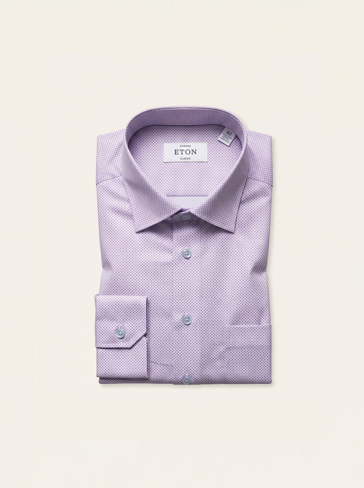 Eton Men L/S CF Printed Formal Shirt100004602