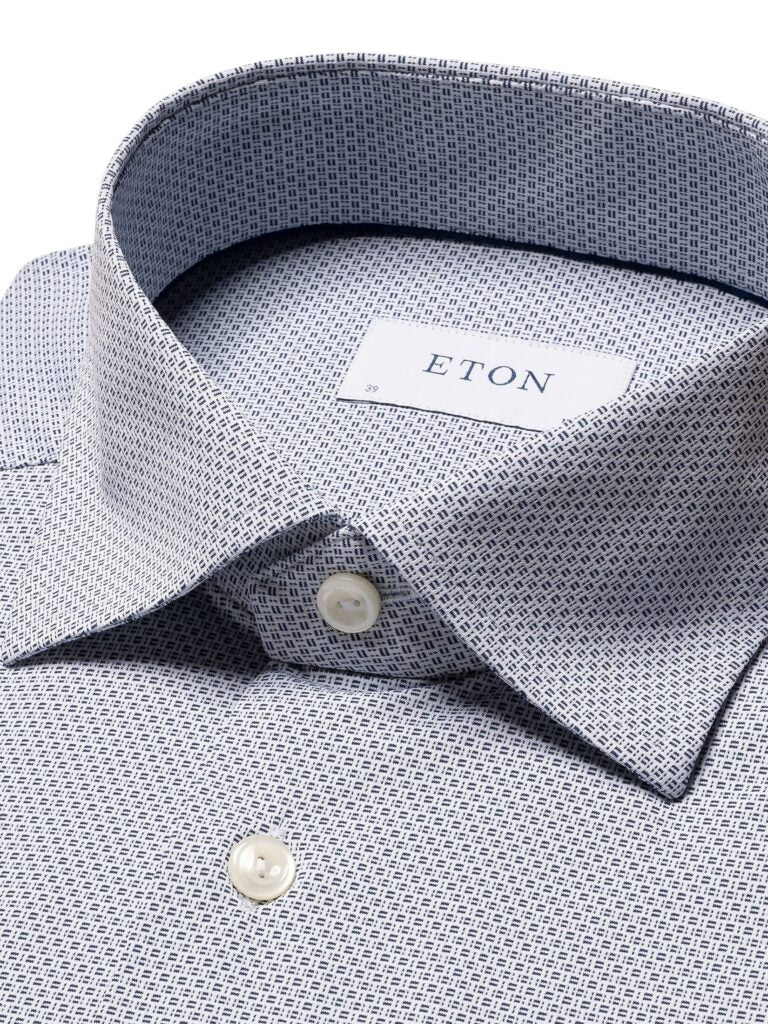 Eton Men L/S SF Self Design Formal Shirt100004588