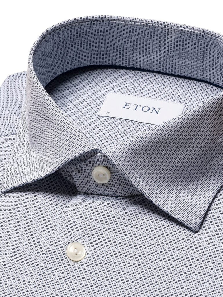 Eton Men L/S SF Self Design Formal Shirt100004588