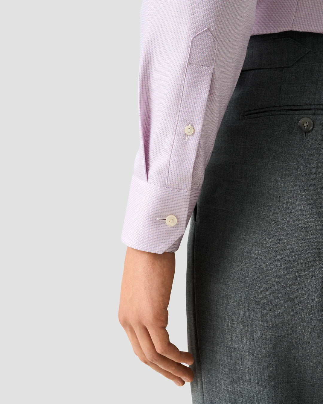 Eton Men L/S RF Pin Dot Formal Shirt100013296