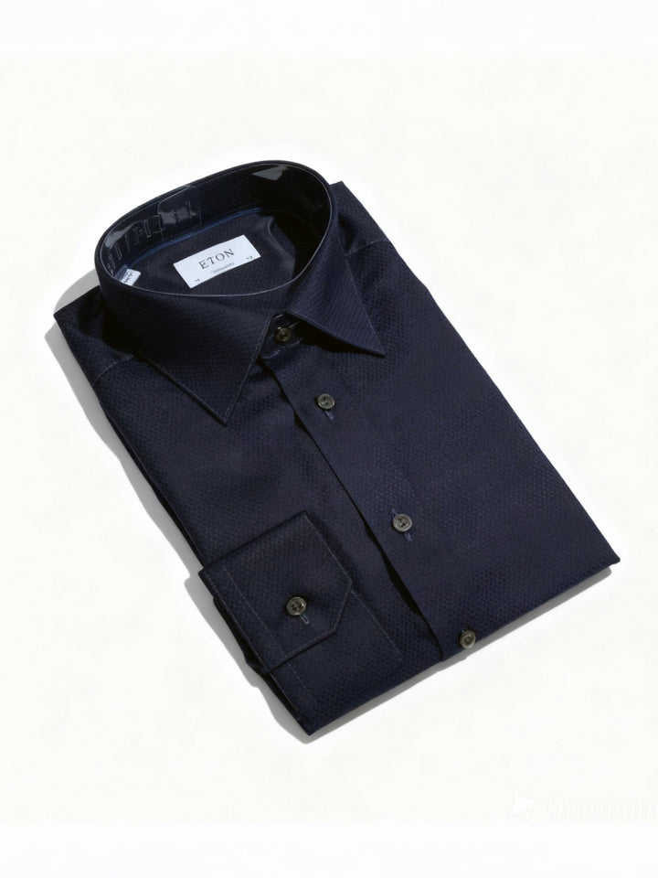 Eton Men L/S RF Pin Dott Formal Shirt100011127