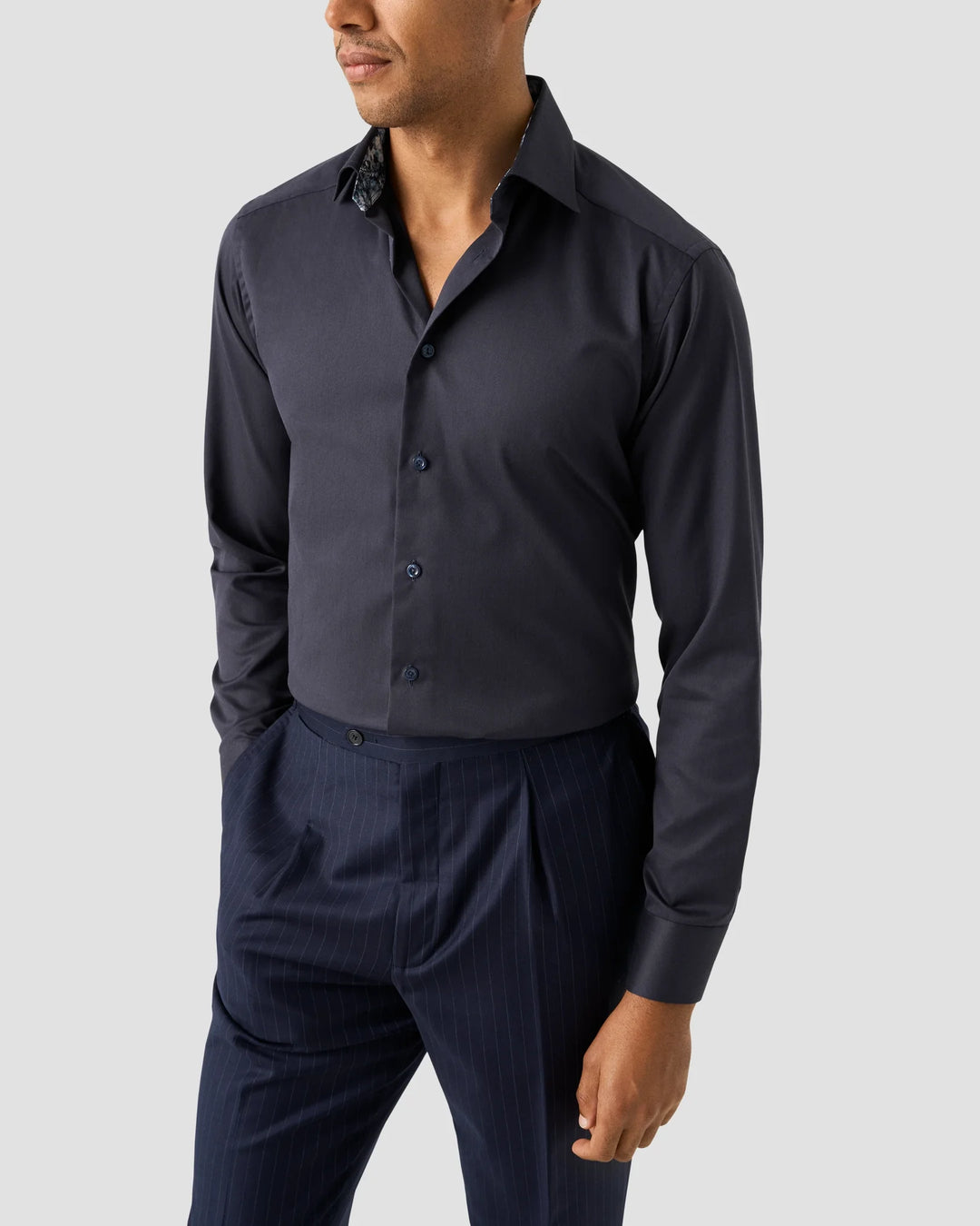 Eton Men L/S SF Plain Formal Shirt100012646