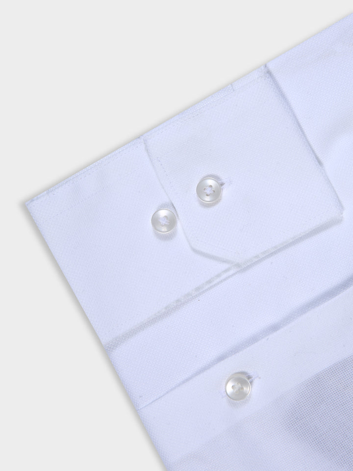 M&S Men L/S Textured Formal Shirt T11/4856