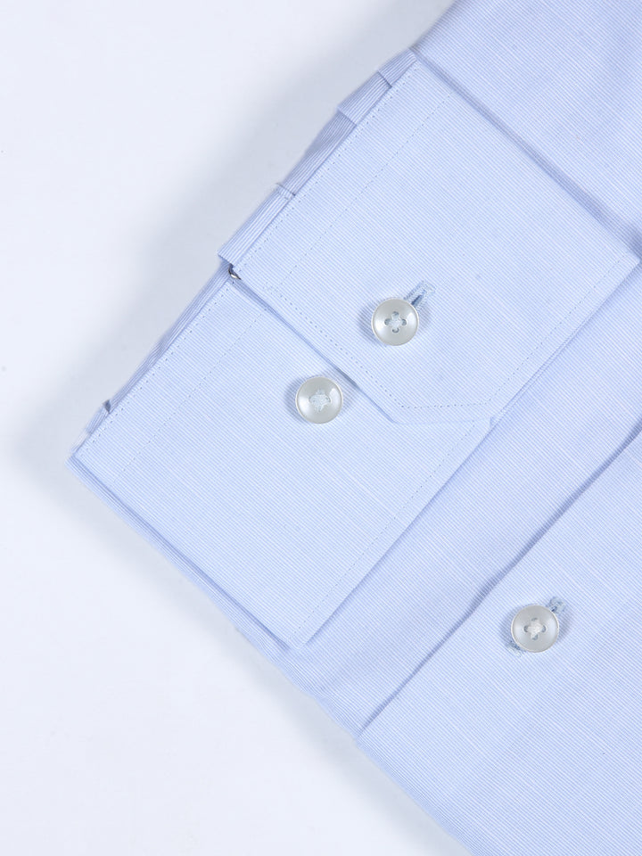 M&S Men L/S Linen Mix Plain Formal Shirt T11/4200