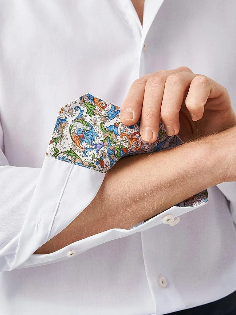 Eton Men L/S CF Plain Formal Shirt100012698