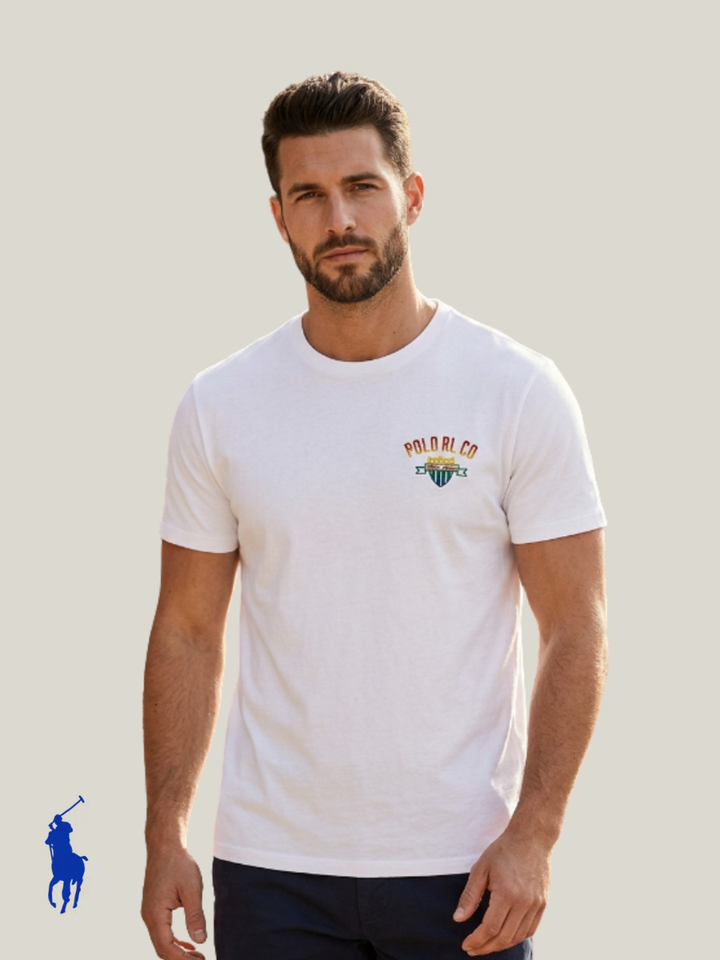 RL Men S/S R-N (Polo Print ) T-Shirt