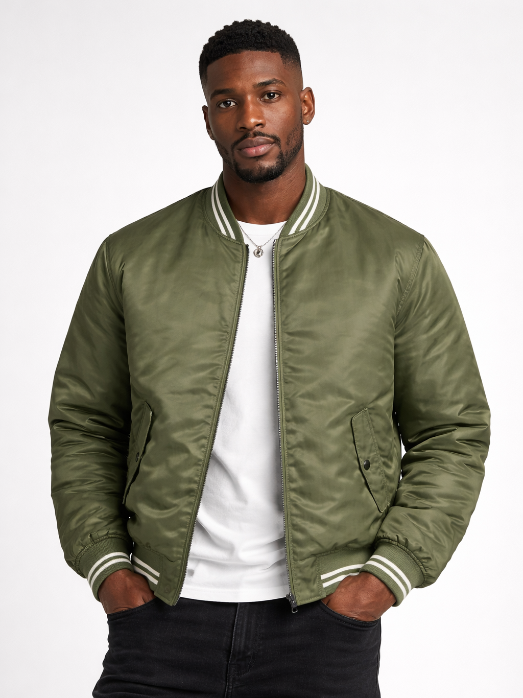 CK Men L/S Padded Jacket AT-SB- 8RD595G