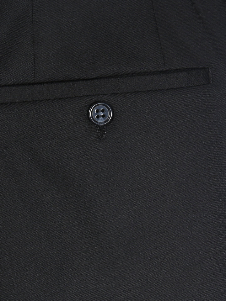 Baumler Men 100% Wool 2pcs Plain Suit 1640