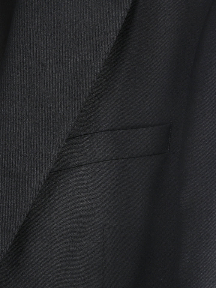 Baumler Men 100% Wool 2pcs Plain Suit 1640