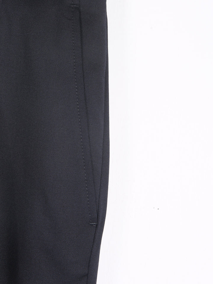 Baumler Men 100% Wool 2pcs Plain Suit 1640 (Dark Navy)