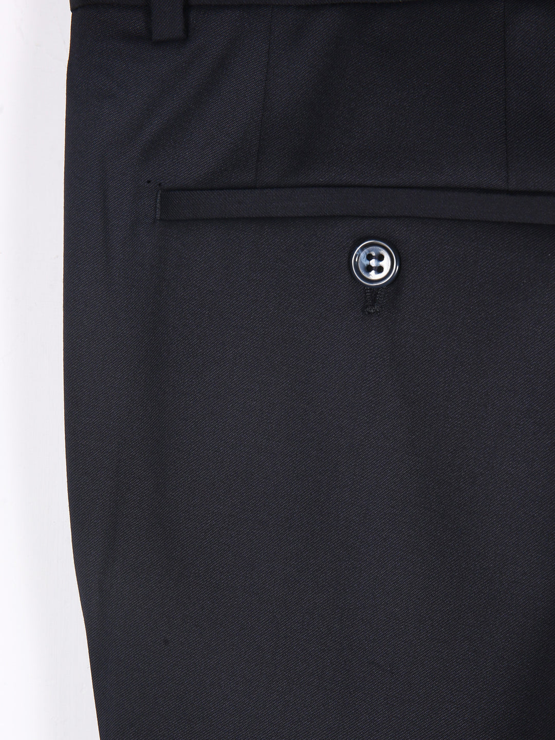 Baumler Men 100% Wool 2pcs Plain Suit 1640 (Dark Navy)