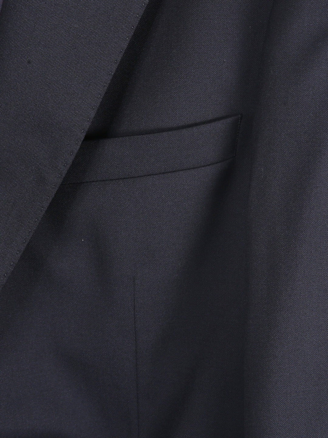 Baumler Men 100% Wool 2pcs Plain Suit 1640 (Dark Navy)