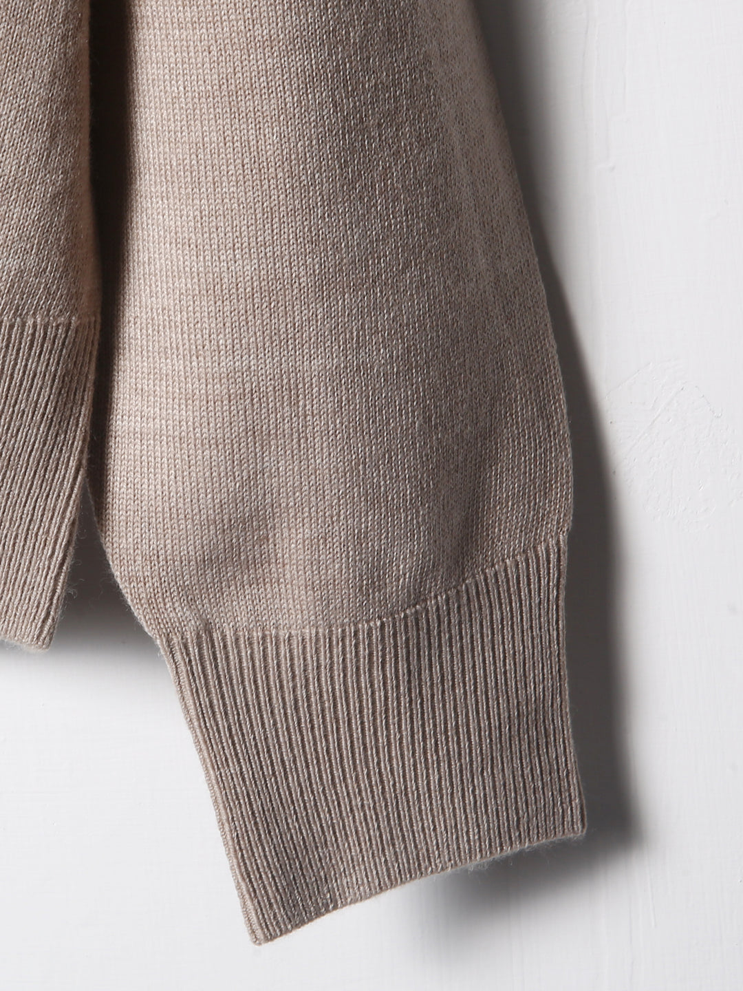 BMR Men L/S Merino Plain Cardigan 87206 (Beige)