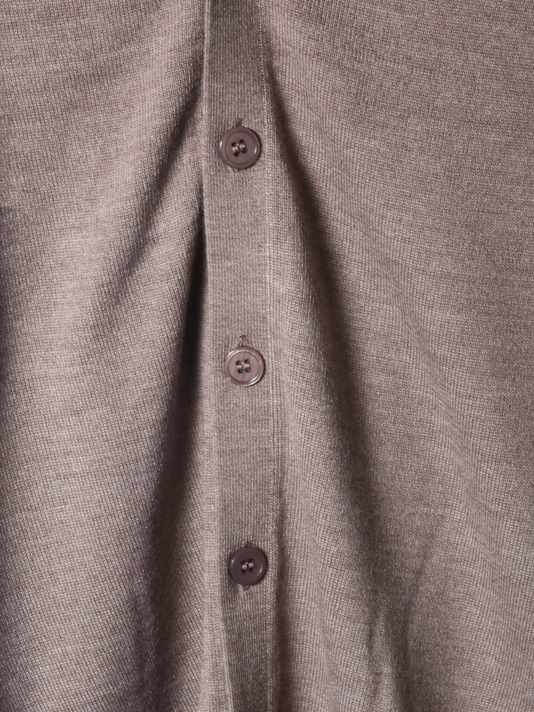 BMR Men L/S Merino Plain Cardigan 87206 (Neutral)