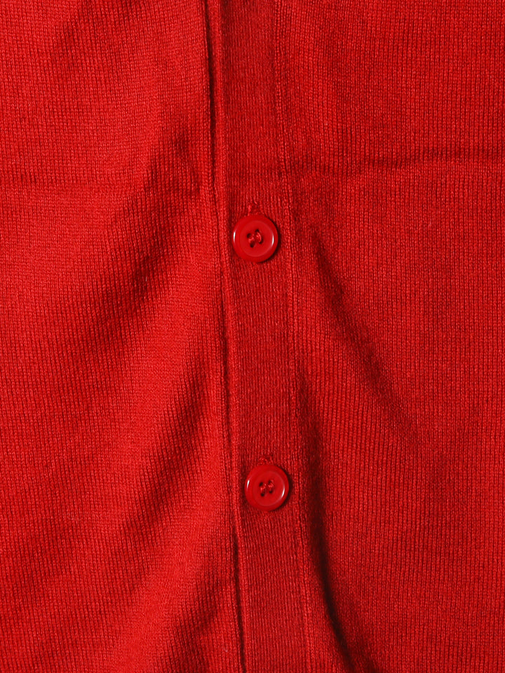 BMR Men S/L Merino Plain Cardigan 87207