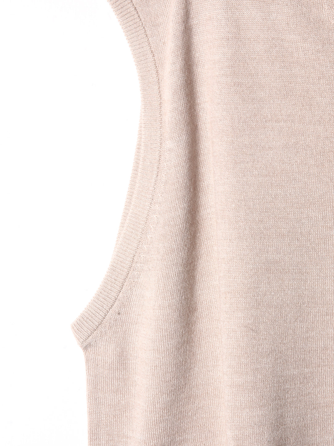 BMR Men S/L V-N Merino Sweater 87208 (Beige)