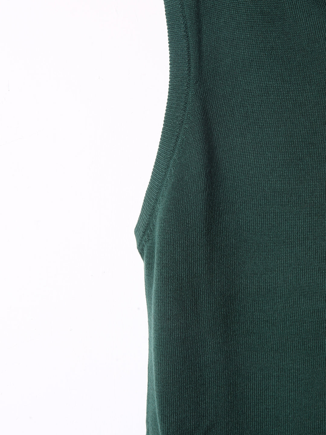 BMR Men S/L V-N Merino Sweater 87208 (DARK GREEN)